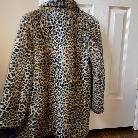 Faux Fur Jacket size S Knee Length - Picture 4 of 4